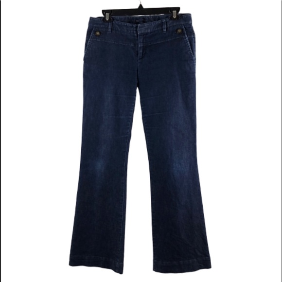 GAP Denim - Gap size 6 hip sung fit Jeans wide leg chino style